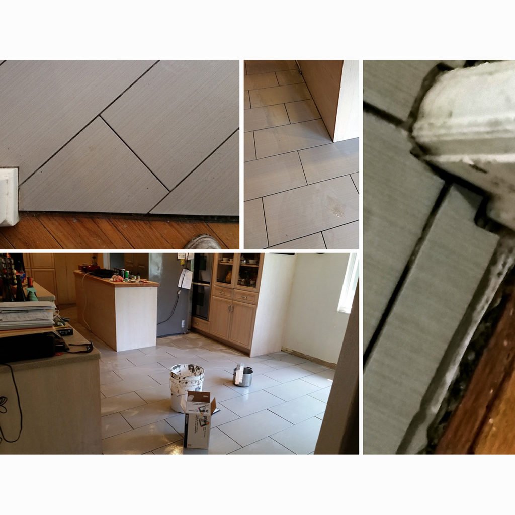 Kitchen Floor Tile on a Mortar Bed in Montclair, Oakland, photo 6