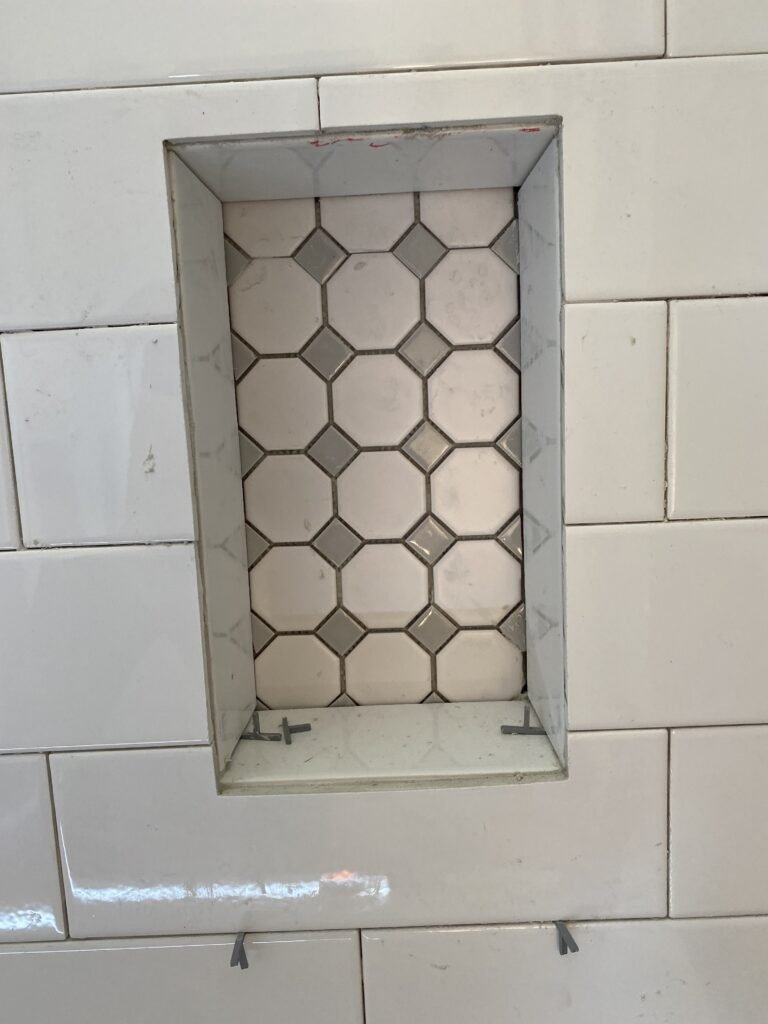 Tile Shower Surround with Niche in San Leandro