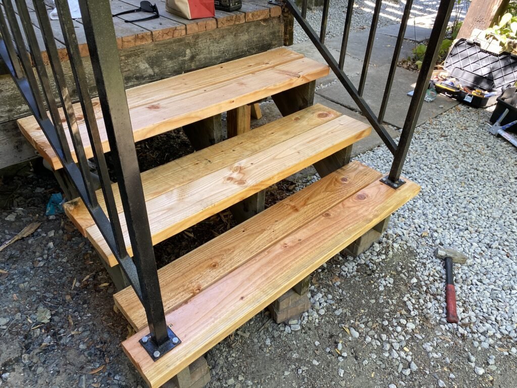 Deck Stair Repair and Rot Replacement in Lafayette, photo 2