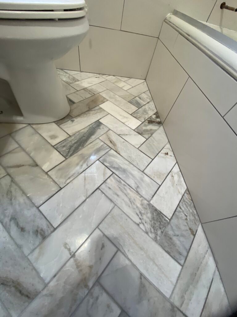 Complex Bathroom Backer and Tile in East Oakland, photo 29