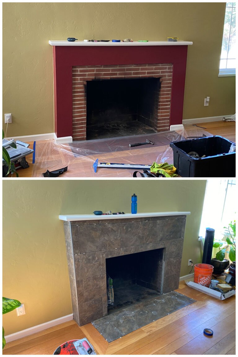 Fireplace Surround & Hearth Reclad in Oakland