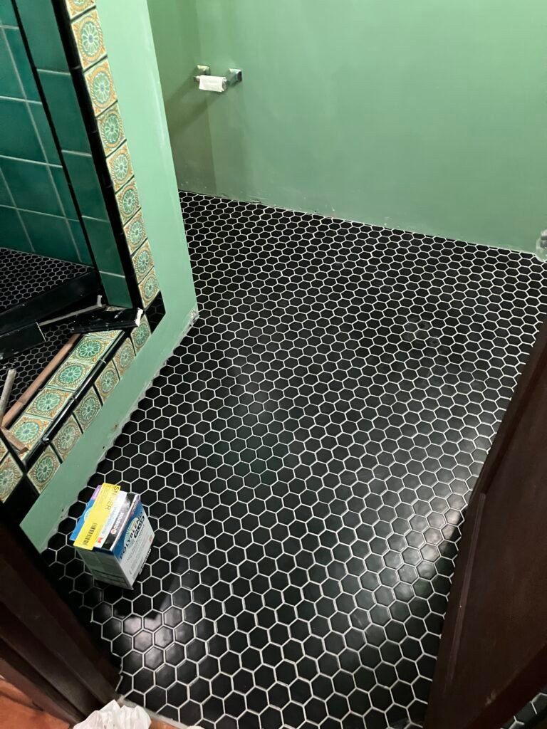 Hexagonal Mosaic Tile Floor in Albany, photo 5