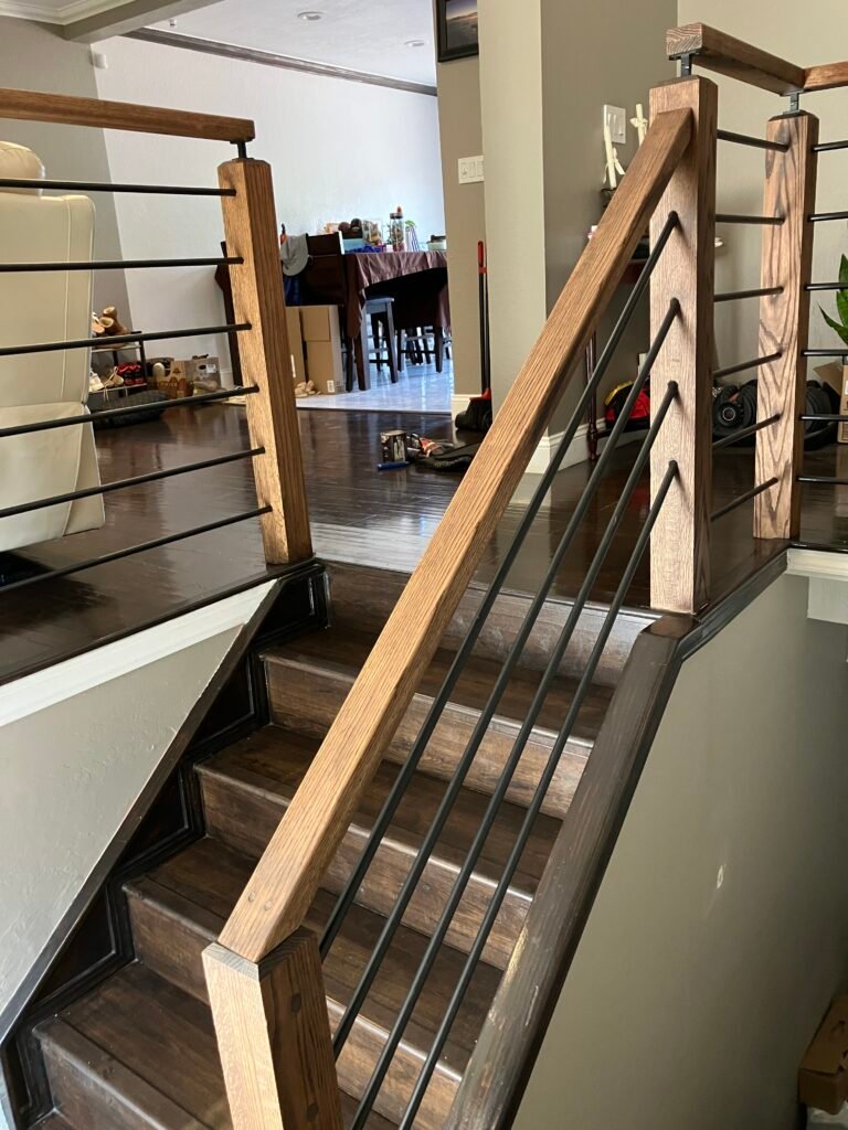 Horizontal View-Through Stair Railing in San Bruno, photo 9