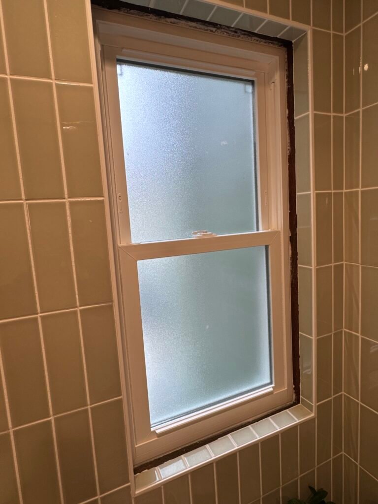 Shower Window Jamb Repair in Bernal Heights, SF