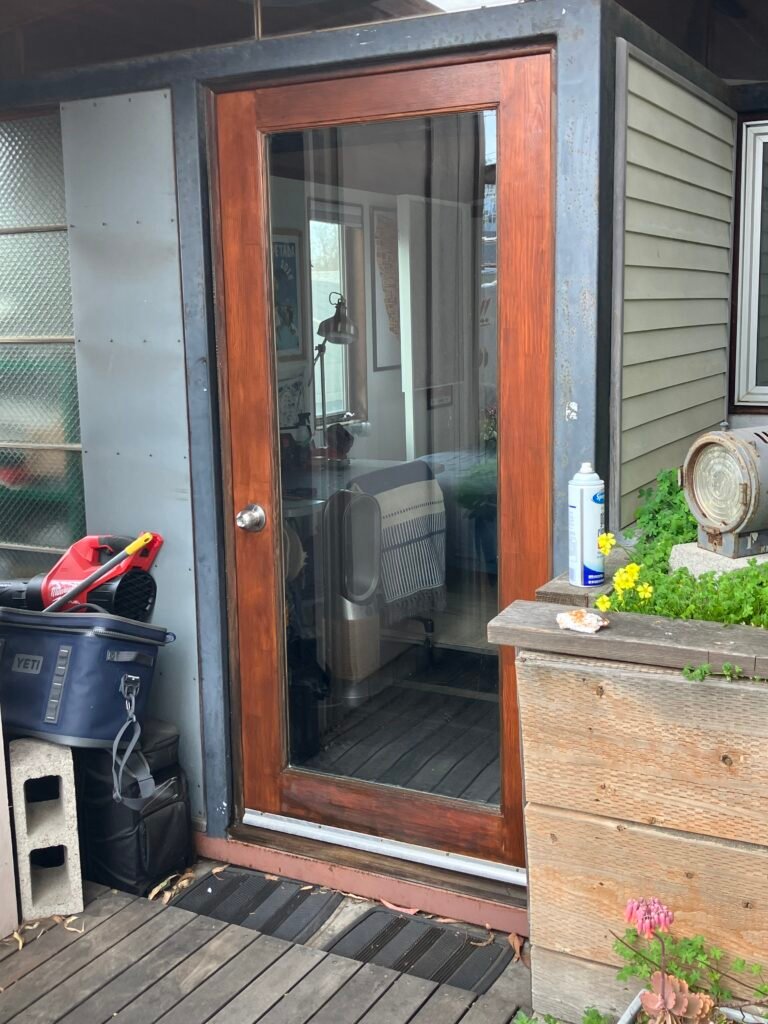 Exterior Wood Door Refinishing in Potrero Hill, SF, photo 3